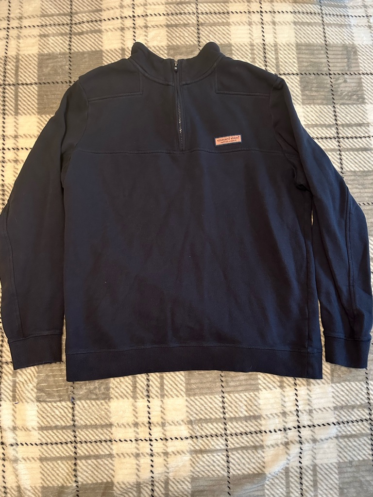 Vineyard Vines Quarter Zip Pullover The Shep Shirt Sweatshirt Men’s Size Large